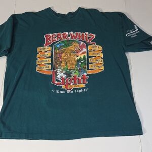 Bear Whiz Light Graphic T-Shirt Wisconsin Dells